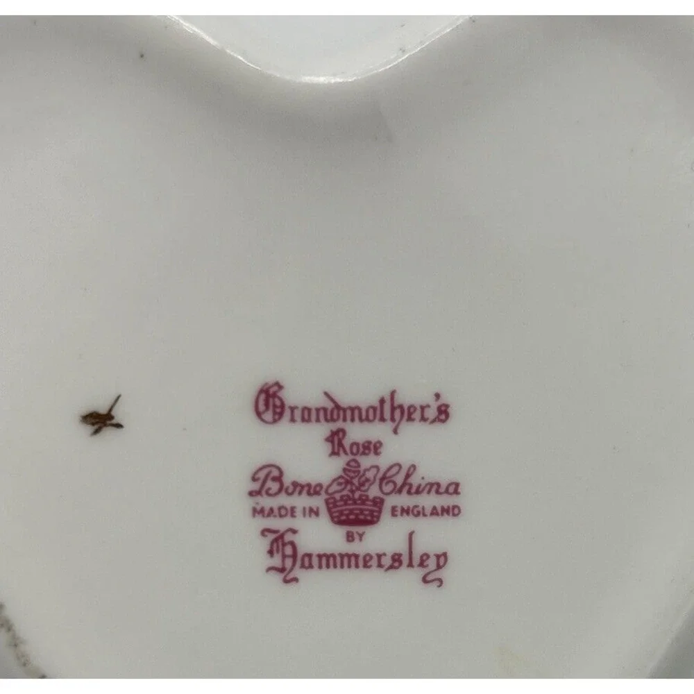 Vintage Hammersley Trinket Box Heart Shaped 2 1/4